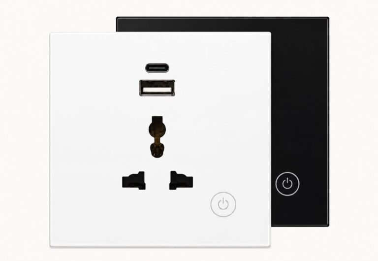 Smart Wall Single Socket (Fast Charging Type-C + USB)